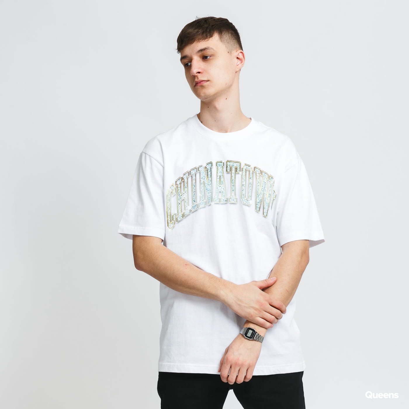 Chinatown Market Bling Arc Tee bílé M