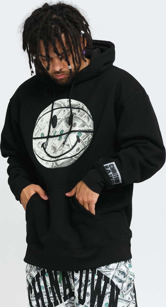 Chinatown Market Smiley Money Ball Hoody černá XXL