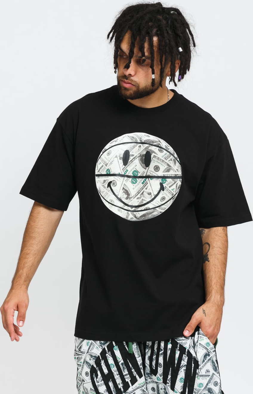 Chinatown Market Smiley Money Ball T-Shirt černé M