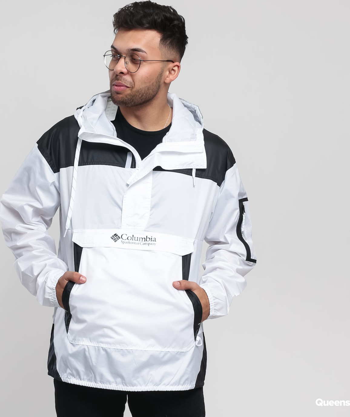 Columbia Challenger Windbreaker bílá / černá S