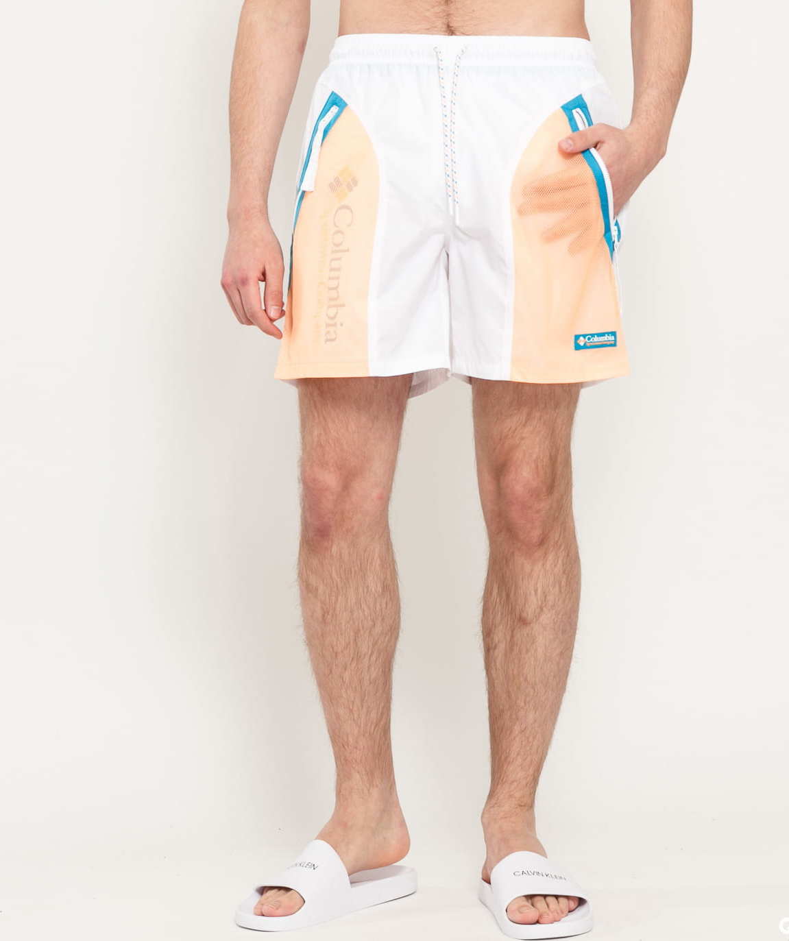 Columbia Riptide Short bílé / světle oranžové / modré XL