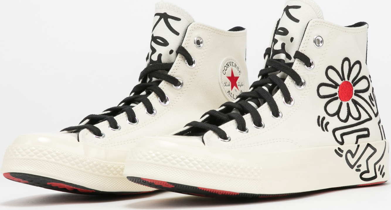 Converse Chuck 70 Hi - Keith Haring egret / black / red EUR 44