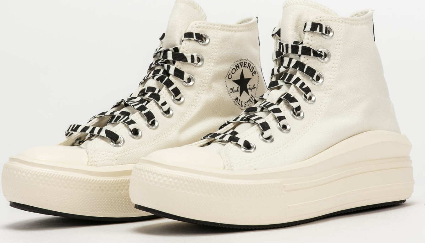 Converse Chuck Taylor All Star Move Hi egret / black / egret EUR 39.5