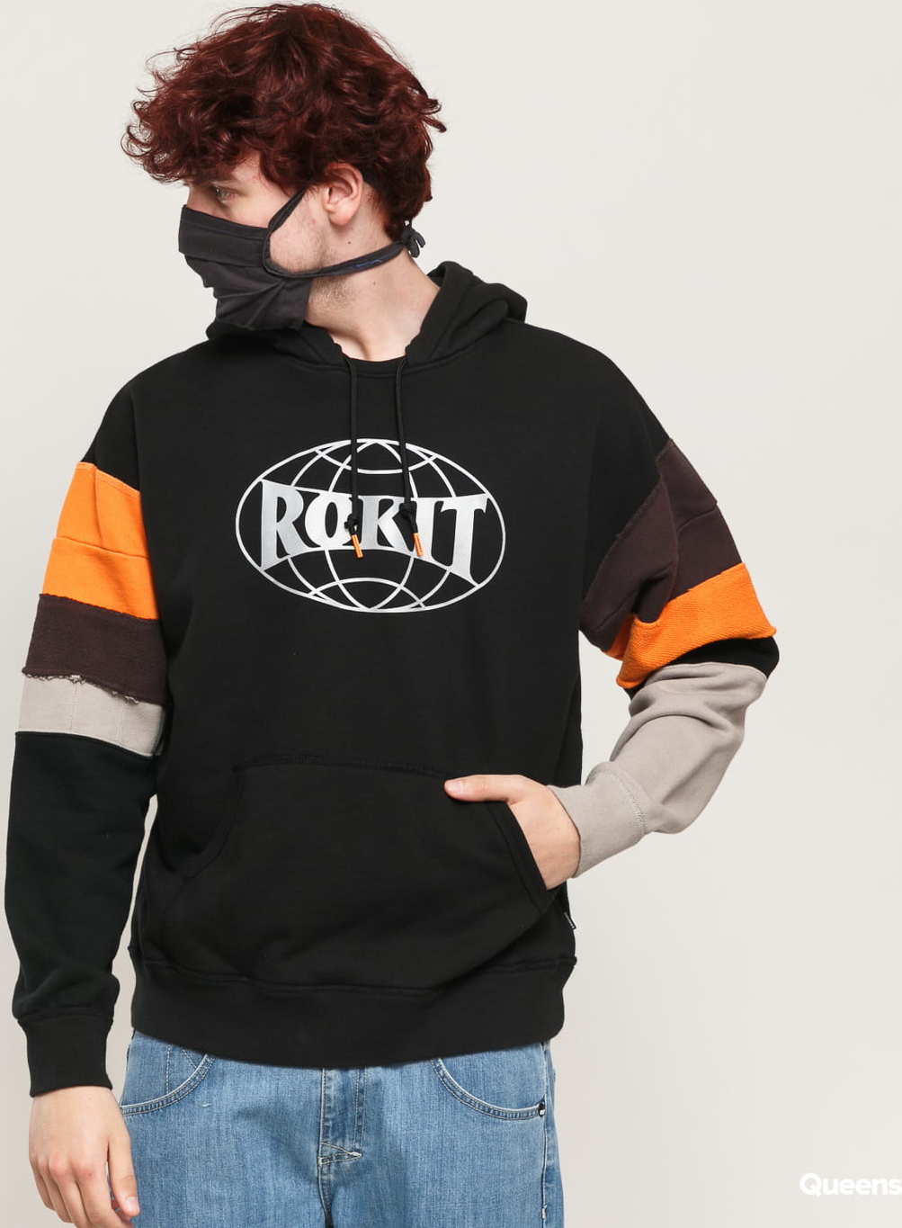 Converse X Rokit Pullover Hoodie černá M