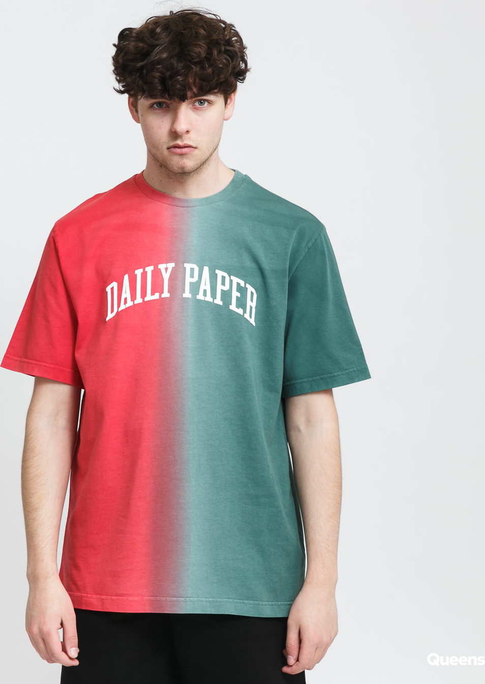 Daily Paper Rebo Tee červené / zelené XL