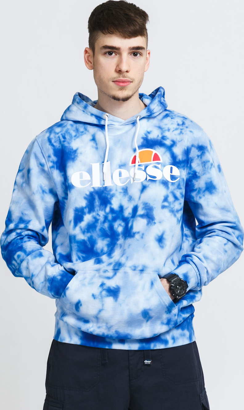 ellesse SL Gottero Tie Dye OH Hoody modrá / navy XL