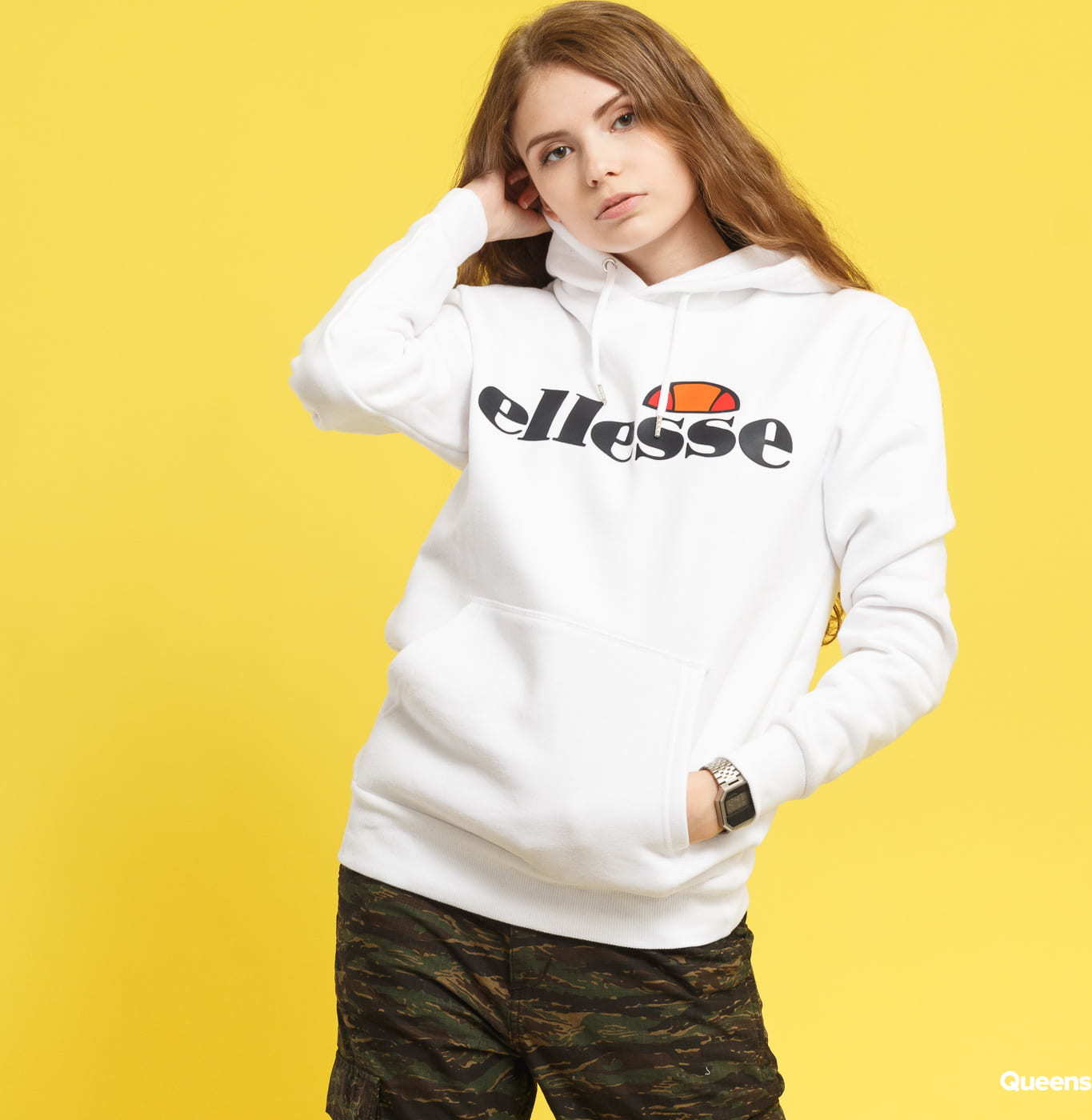 ellesse Torices OH Hoody bílá L