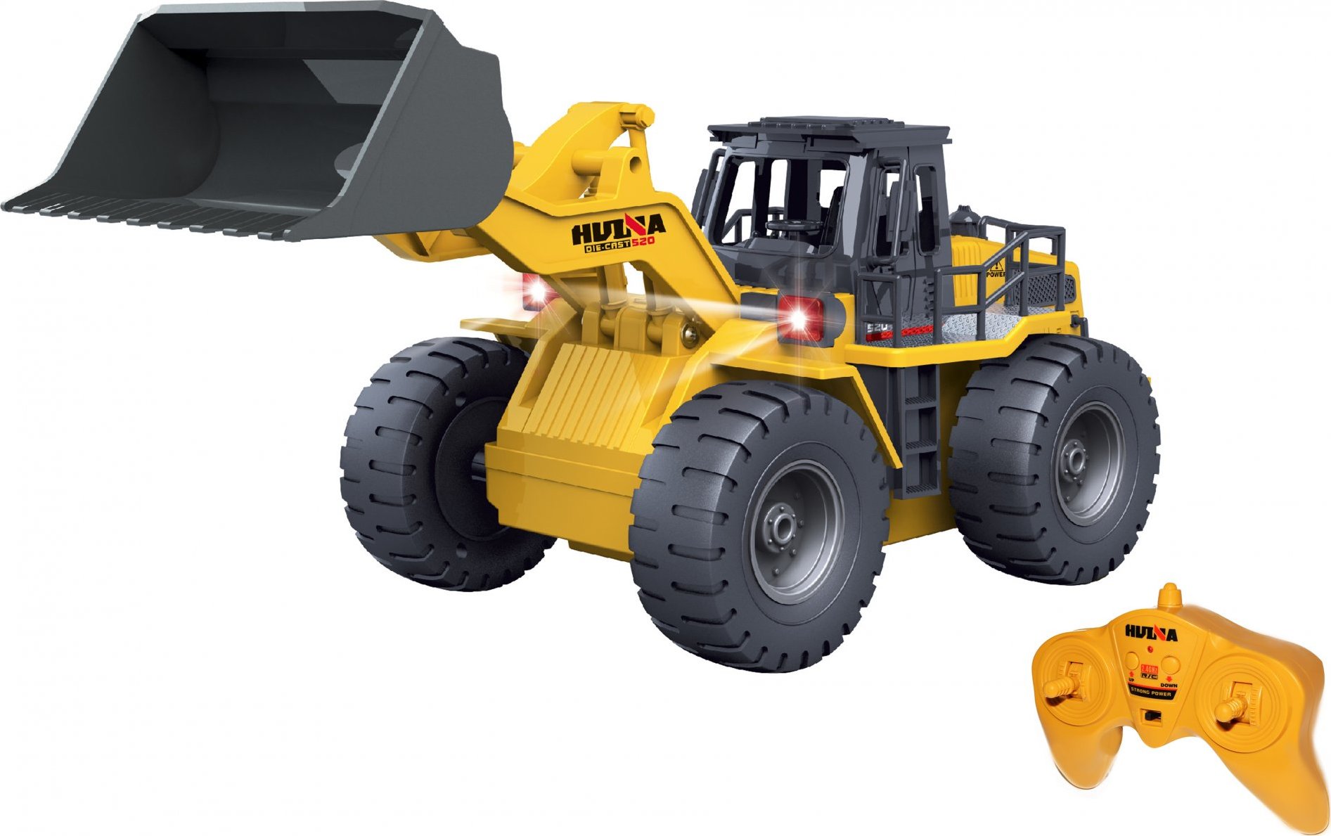 Buldozer - kovový RC na dálkové ovládání 36 cm