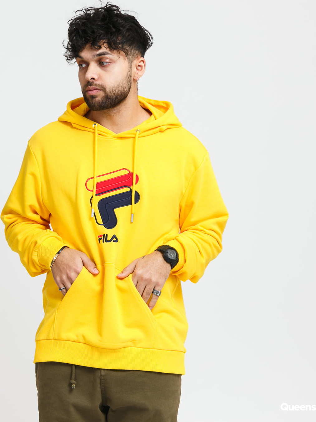 Fila Men Amjad Hoody žlutá XL