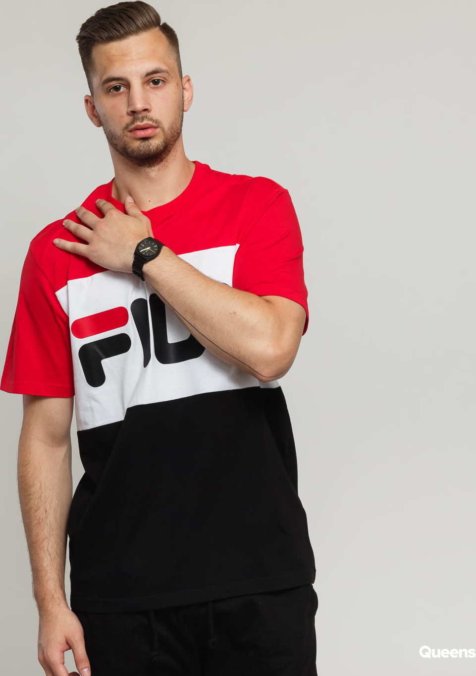 Fila Men Day Tee červené / černé / bílé M