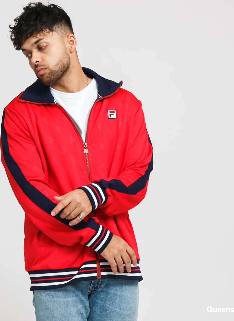 Fila Men Hank Track Jacket červená / navy XL