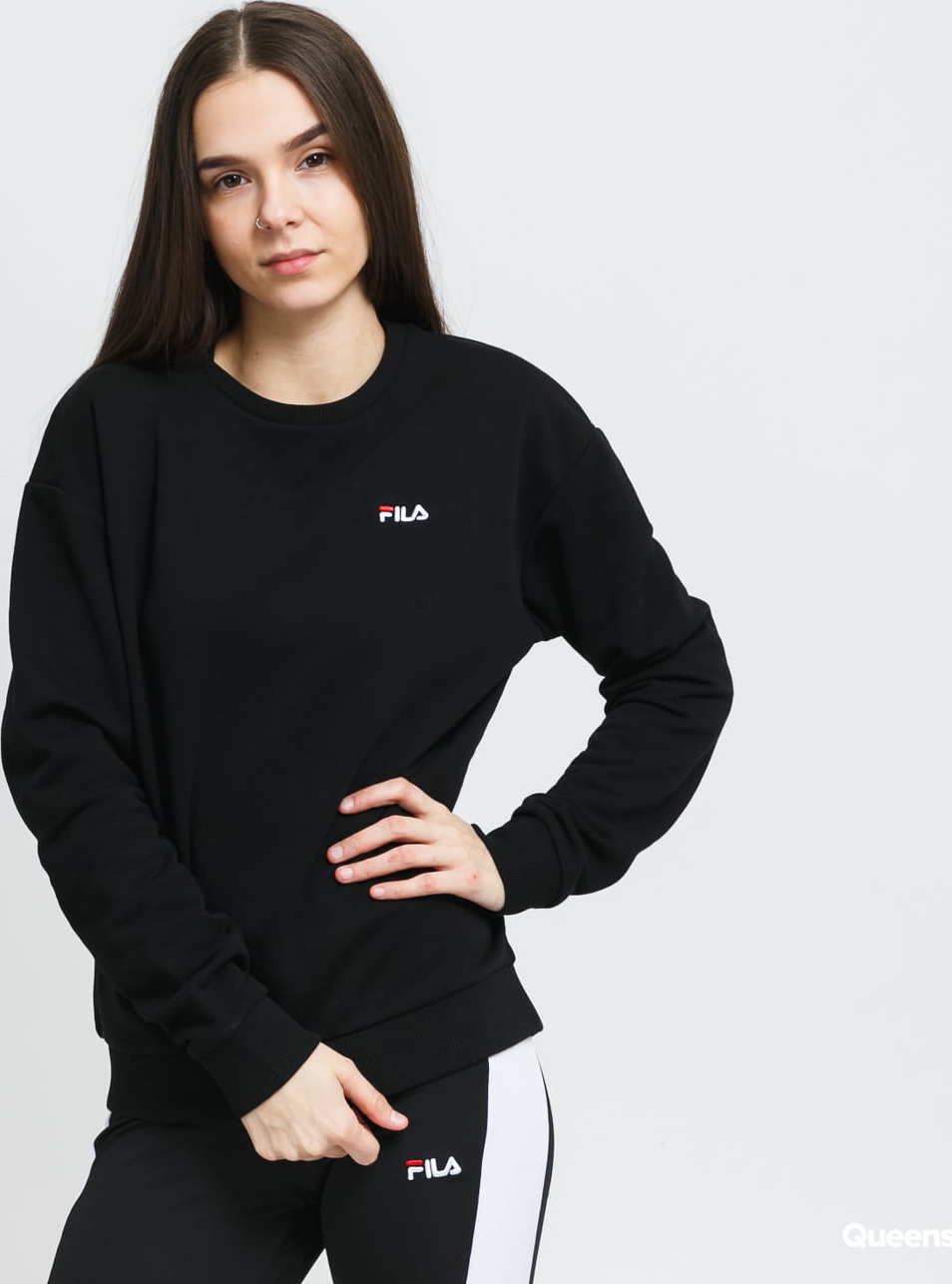 Fila Women Effie Crew Sweat černá L