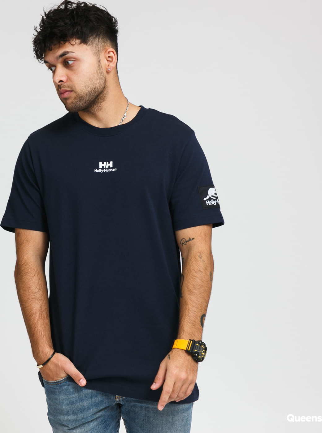 Helly Hansen YU Patch Tee navy S