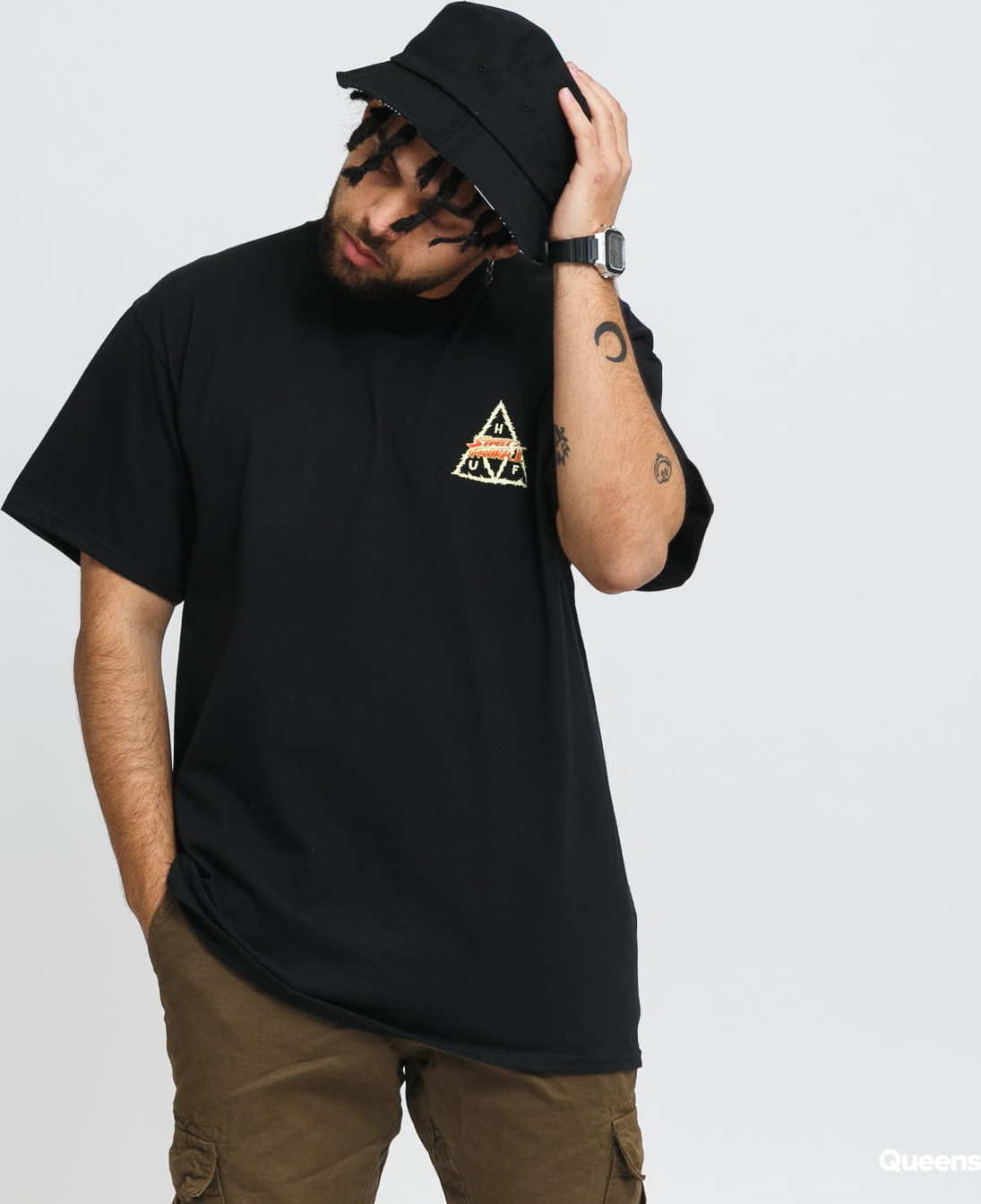 HUF Blanka TT Tee černé M