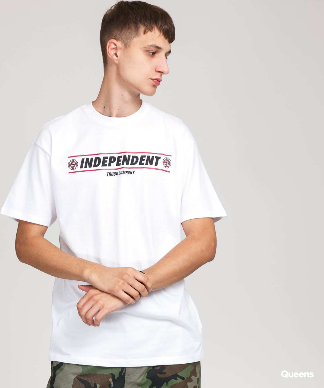 INDEPENDENT Shear Tee bílé S