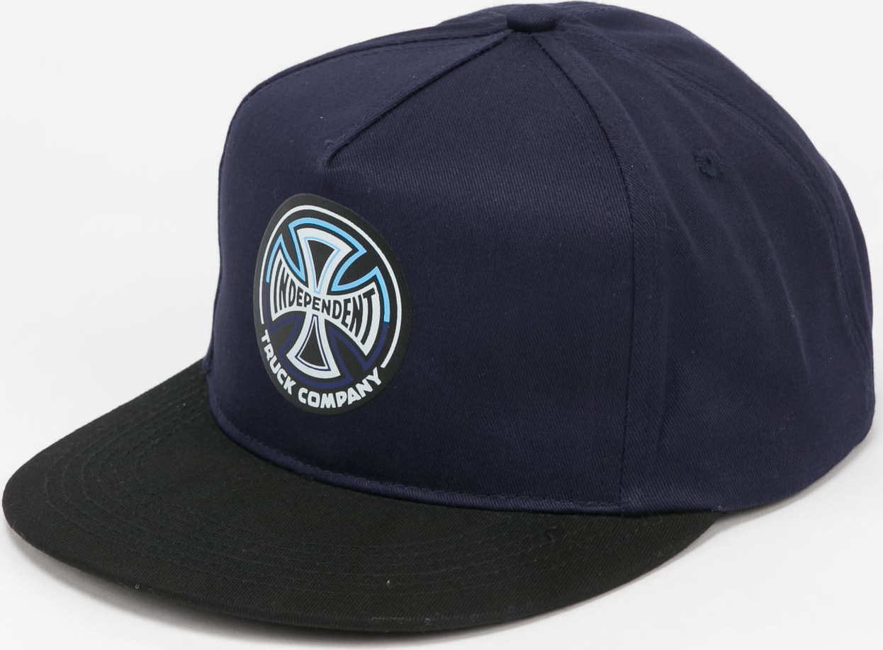 INDEPENDENT Split Cross Snapback navy / černá