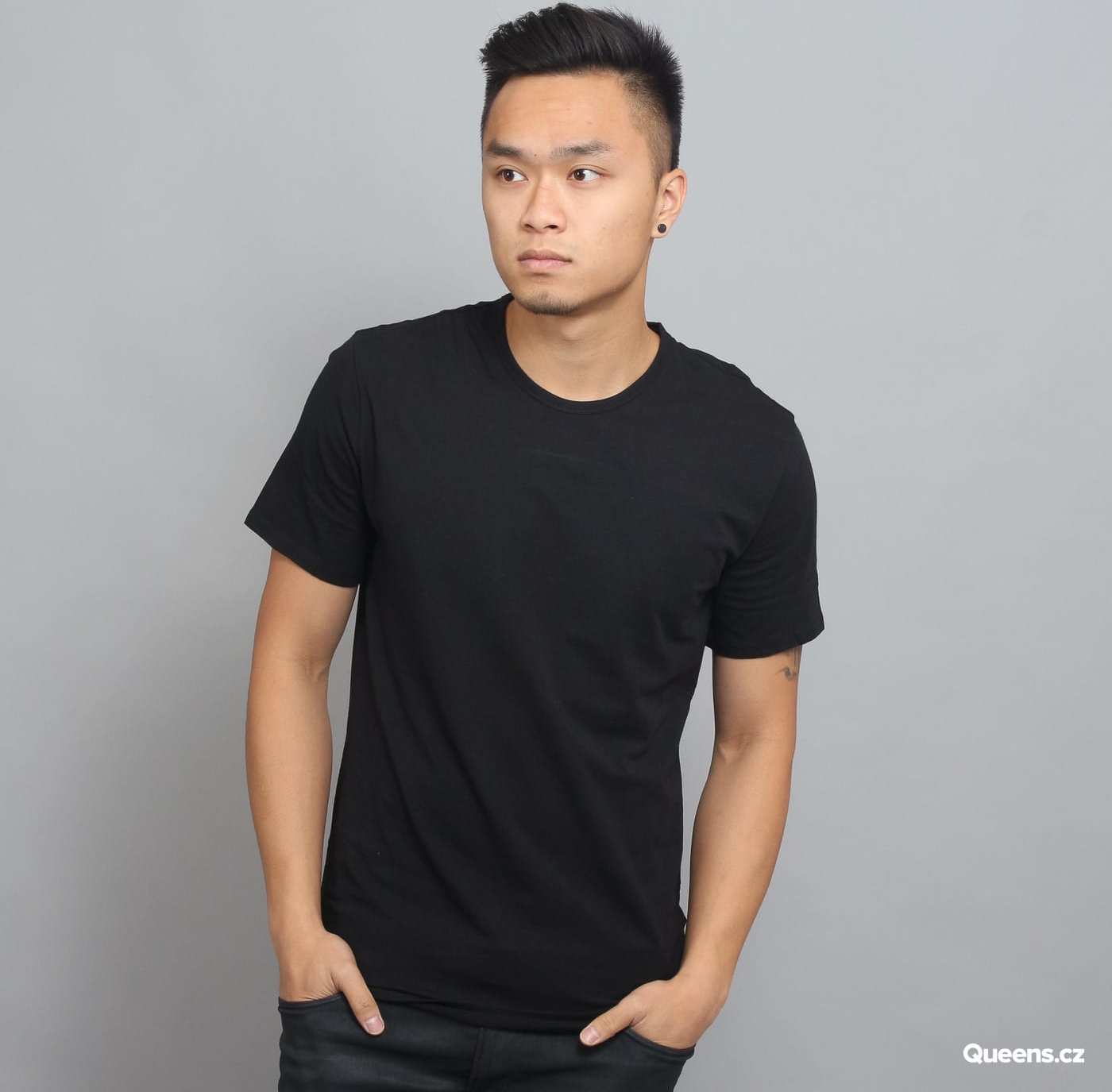 Calvin Klein 2 Pack Crew Neck C/O černé XL