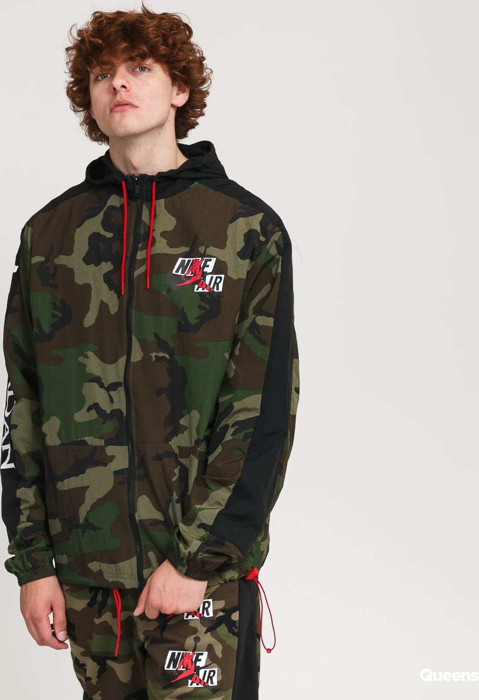 Jordan M J JMC Camo Windbreaker camo zelená M