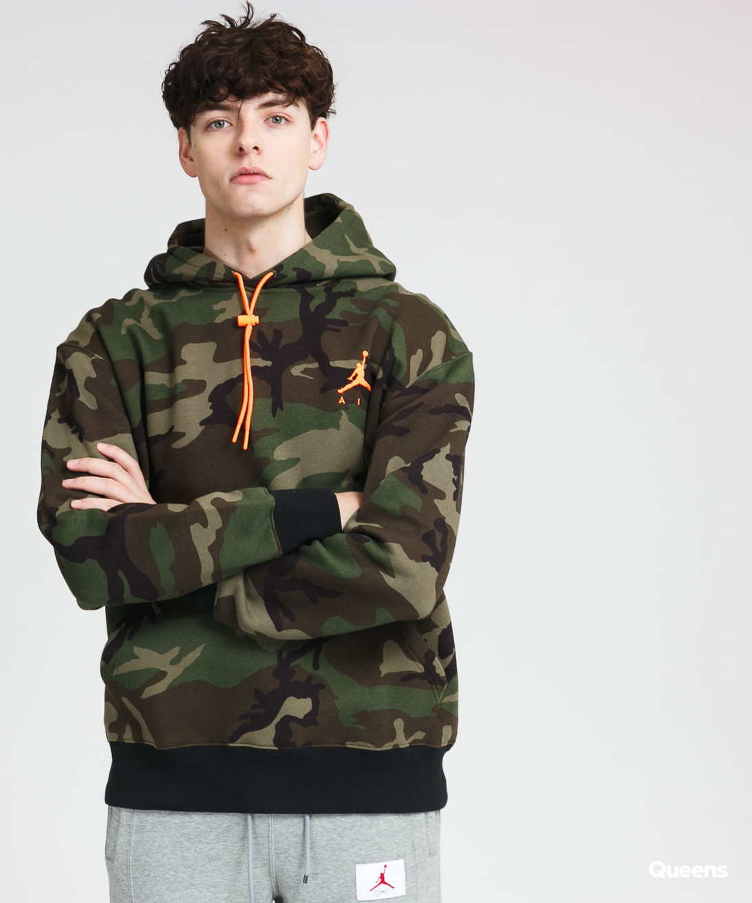 Jordan M J Jumpman Air Camo Fleece PO camo zelená S