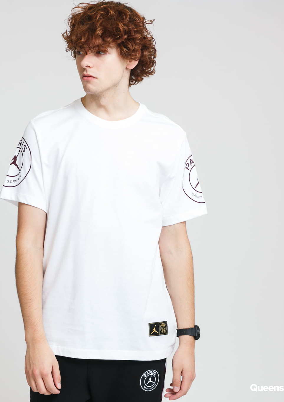 Jordan M J PSG Logo Tee bílé XL