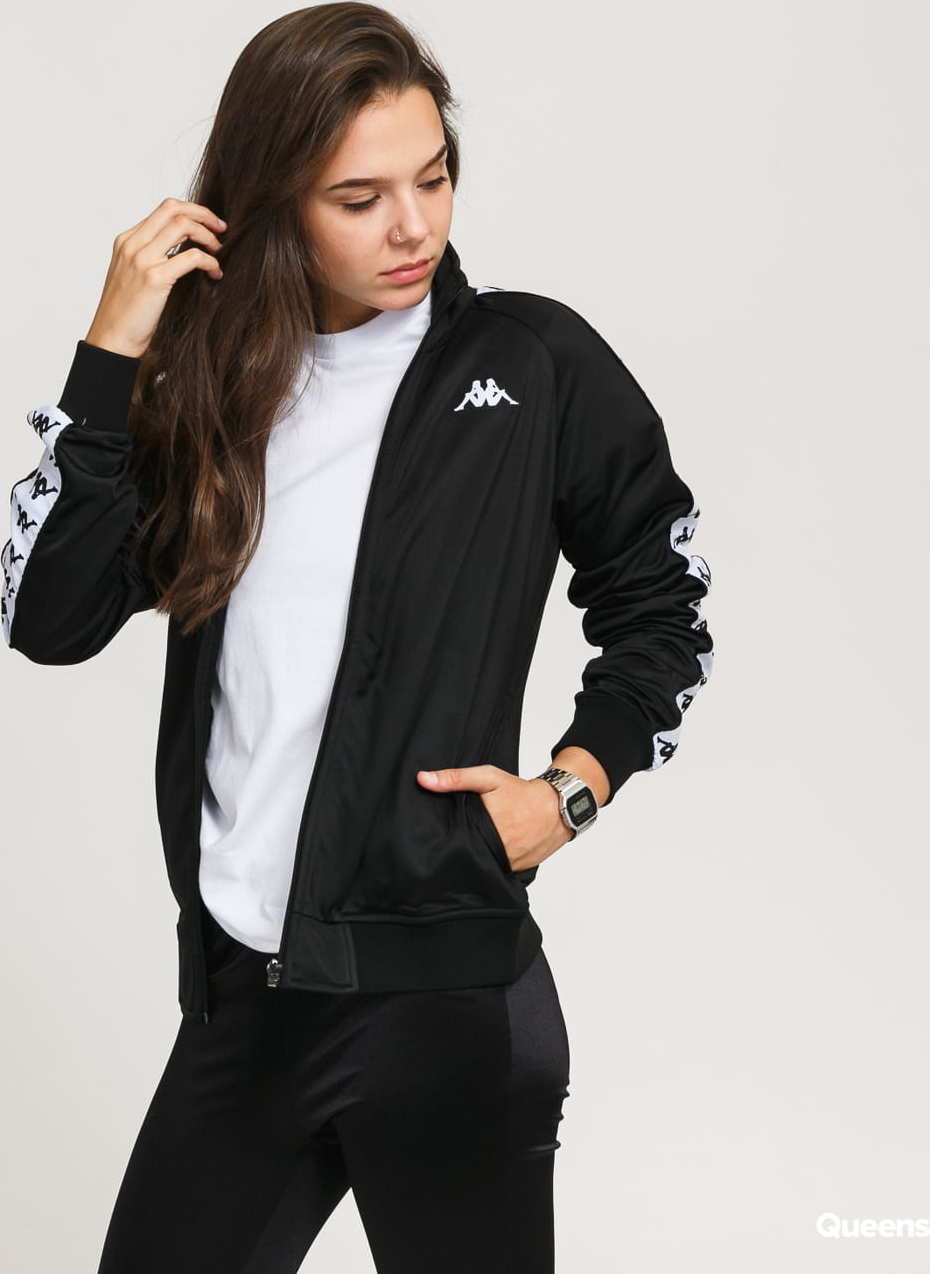 Kappa 222 Banda Wanniston Slim černá / bílá XL