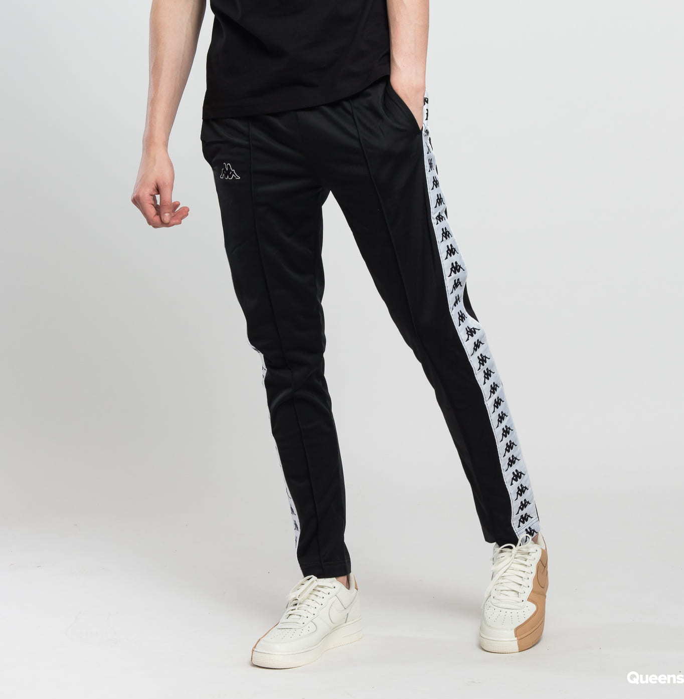 Kappa Banda Astoria Slim černé / bílé 3XL
