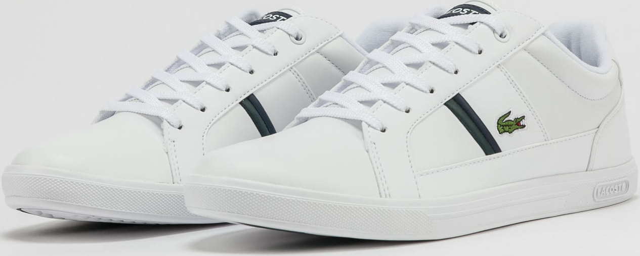 LACOSTE Europa Leather white / dk green EUR 45