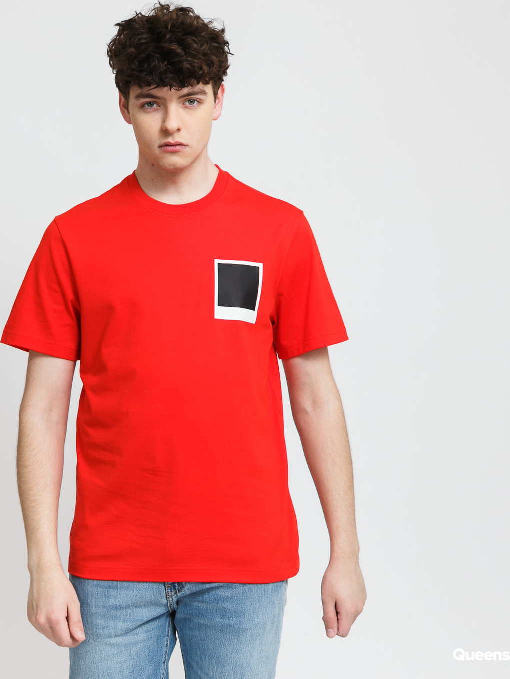 LACOSTE Men’s Lacoste x Polaroid Breathable Thermosensitive Badge T-shirt XL