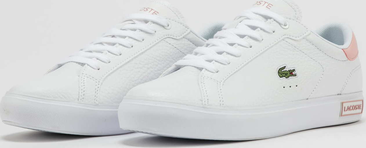 LACOSTE W Powercourt Leather white / lt pink US 9.5 (EUR 41
