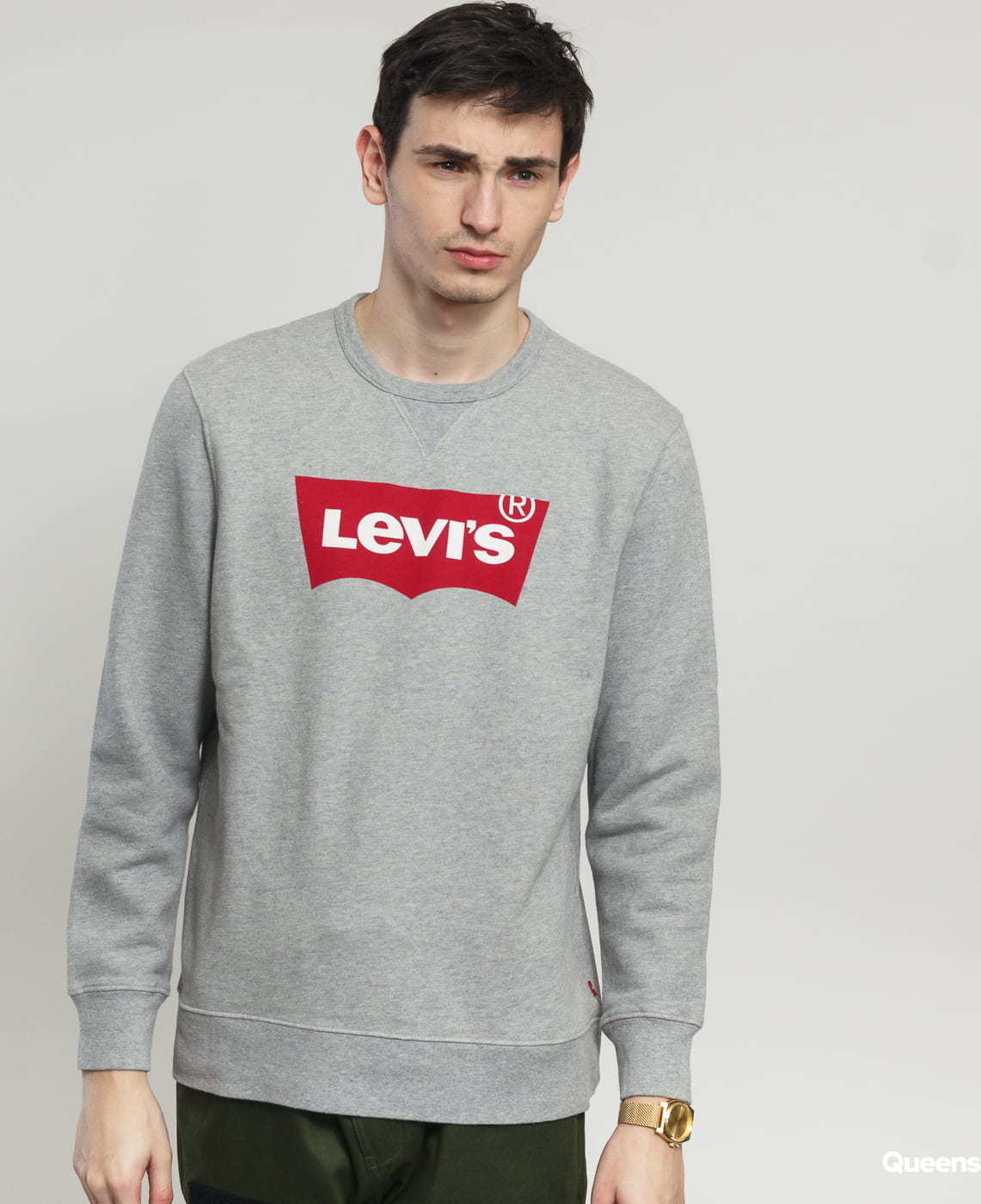 Levi's ® Graphic Crew B Add Crew T2 HM melange šedá XL