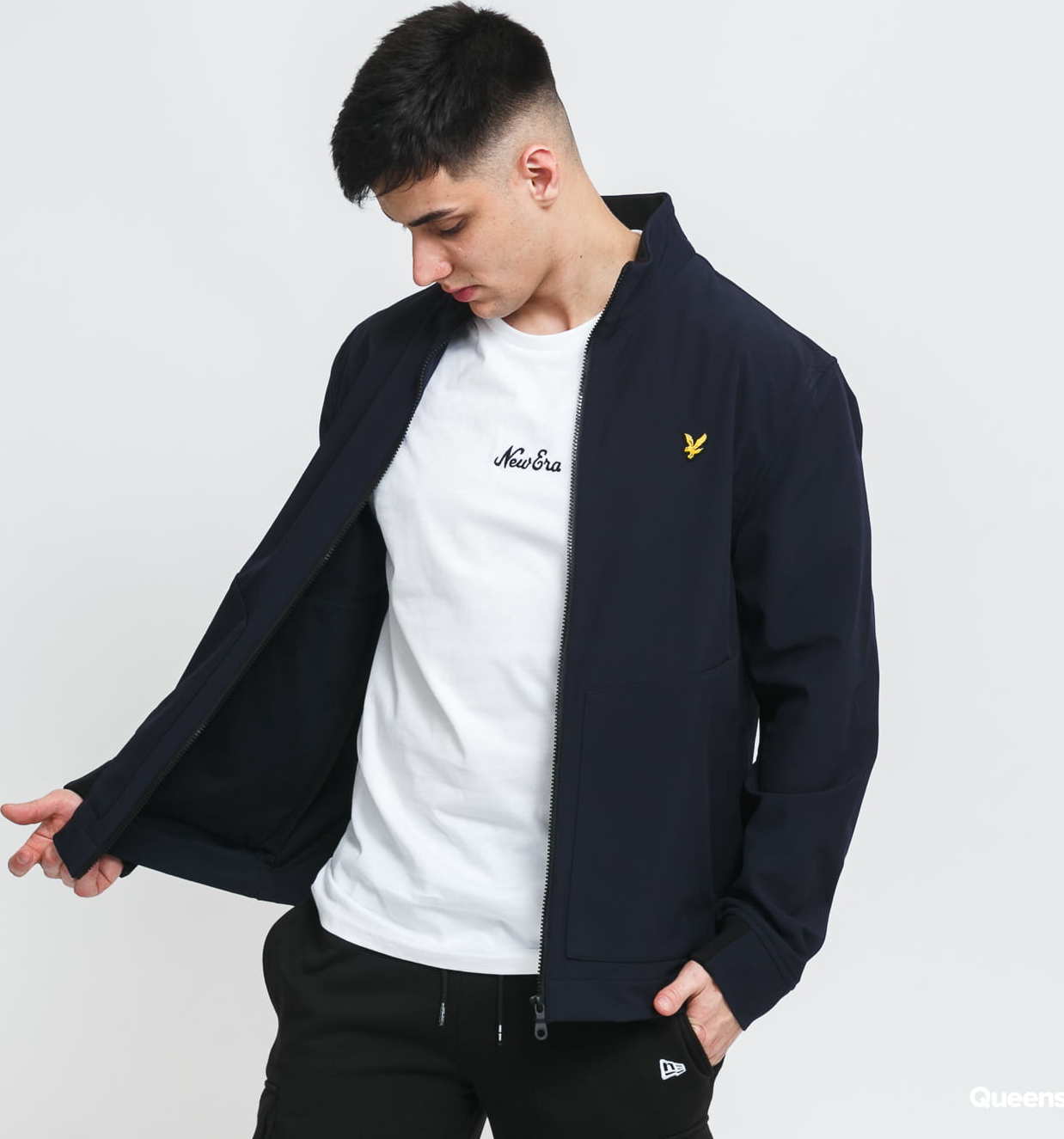 Lyle & Scott Funnel Neck Softshell Jacket navy XL
