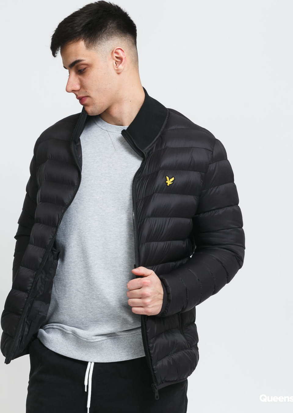Lyle & Scott Packable Puffer Jacket černá XL
