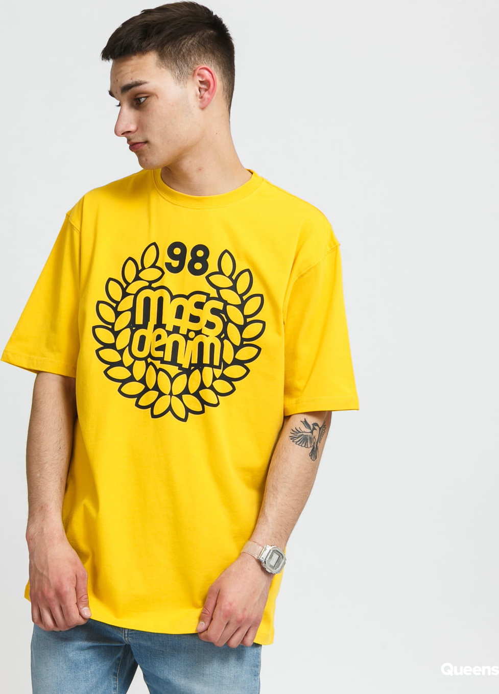 Mass DNM Base Tee žluté XL