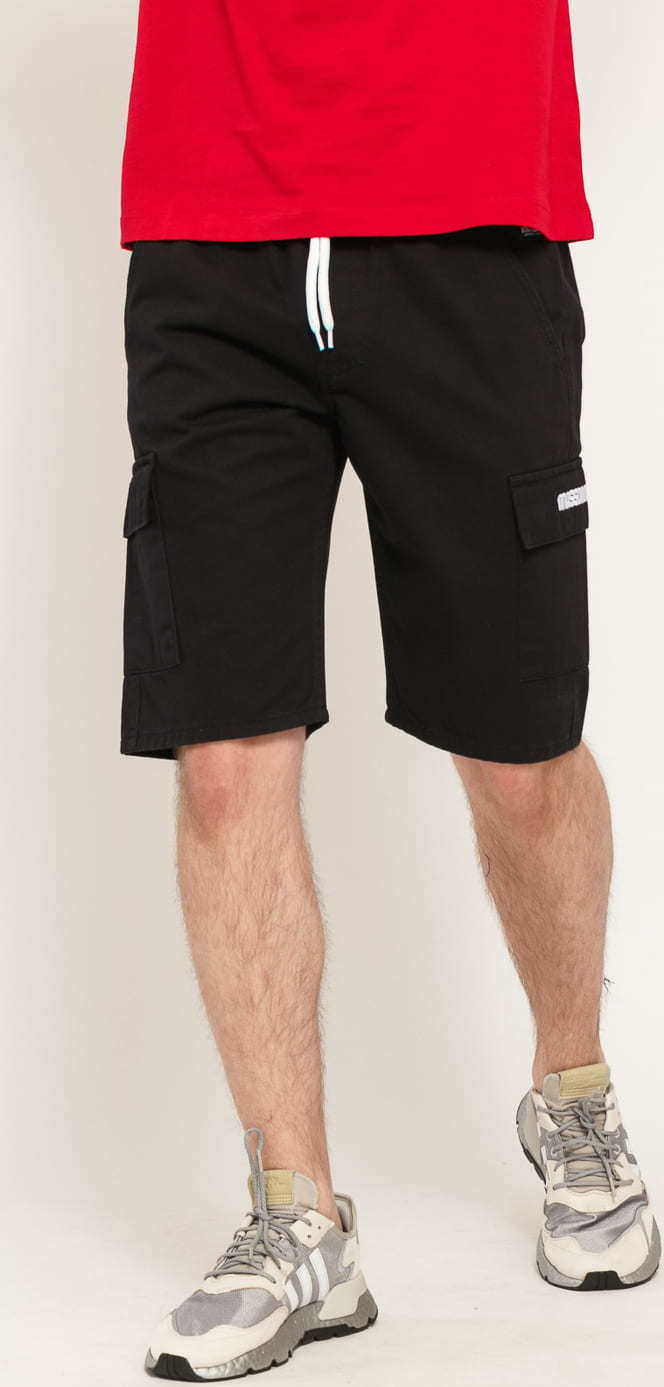 Mass DNM Cargo Shorts černé 38