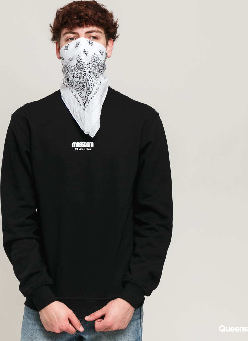Mass DNM Classics Small Logo Crewneck černá L