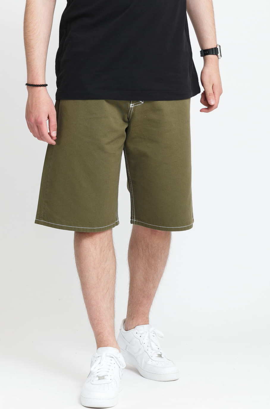 Mass DNM Craft Baggy Fit Shorts olive 36