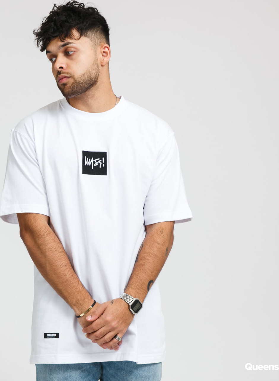 Mass DNM Quad Tee bílé M