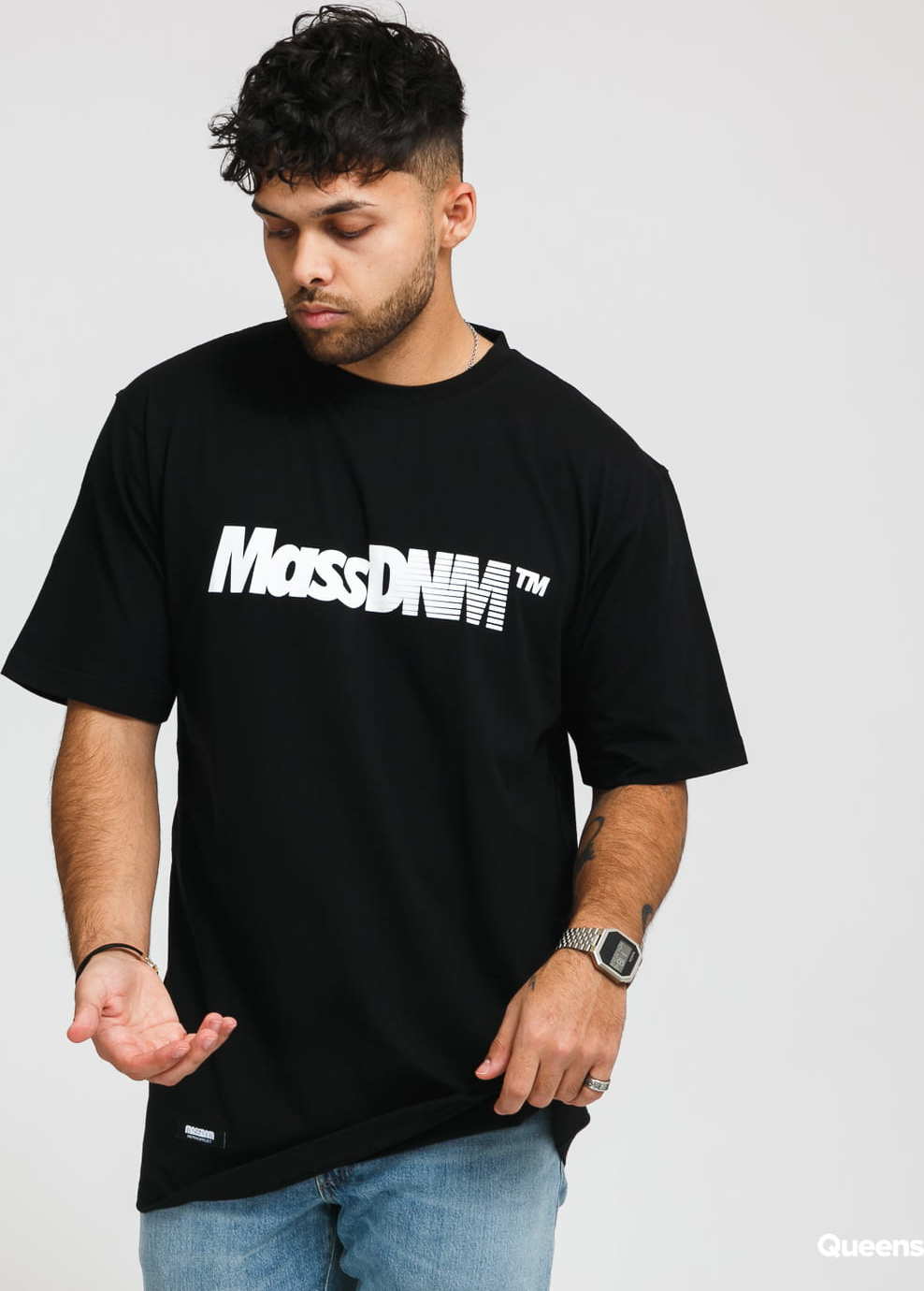 Mass DNM Shock Tee černé M