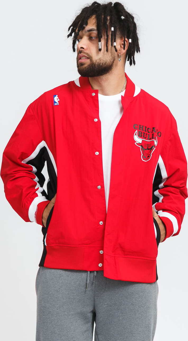 Mitchell & Ness Authentic Warm Up Bulls červená / černá / bílá XL