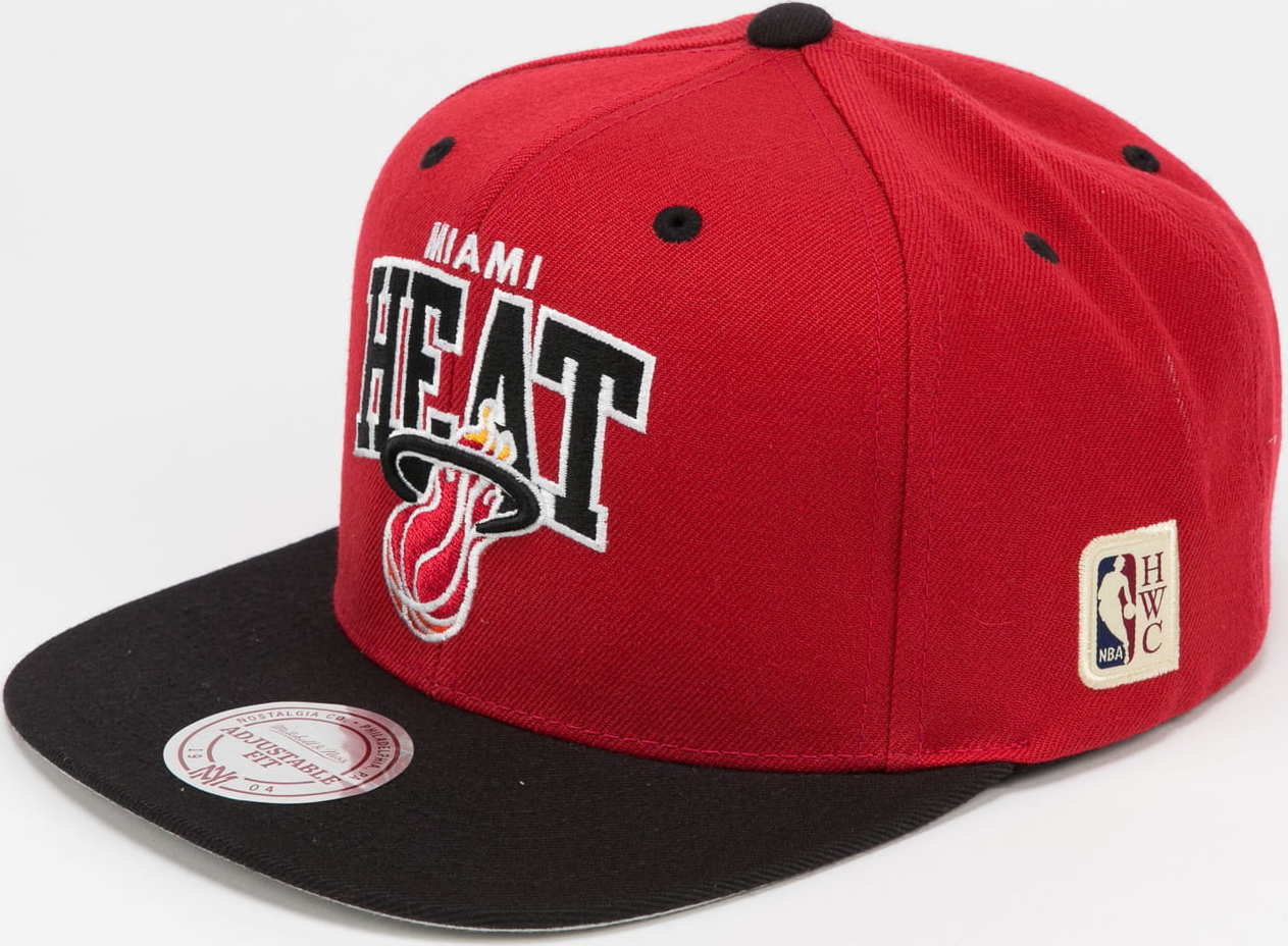 Mitchell & Ness Team Arch 2 Tone Snapback Miami Heat