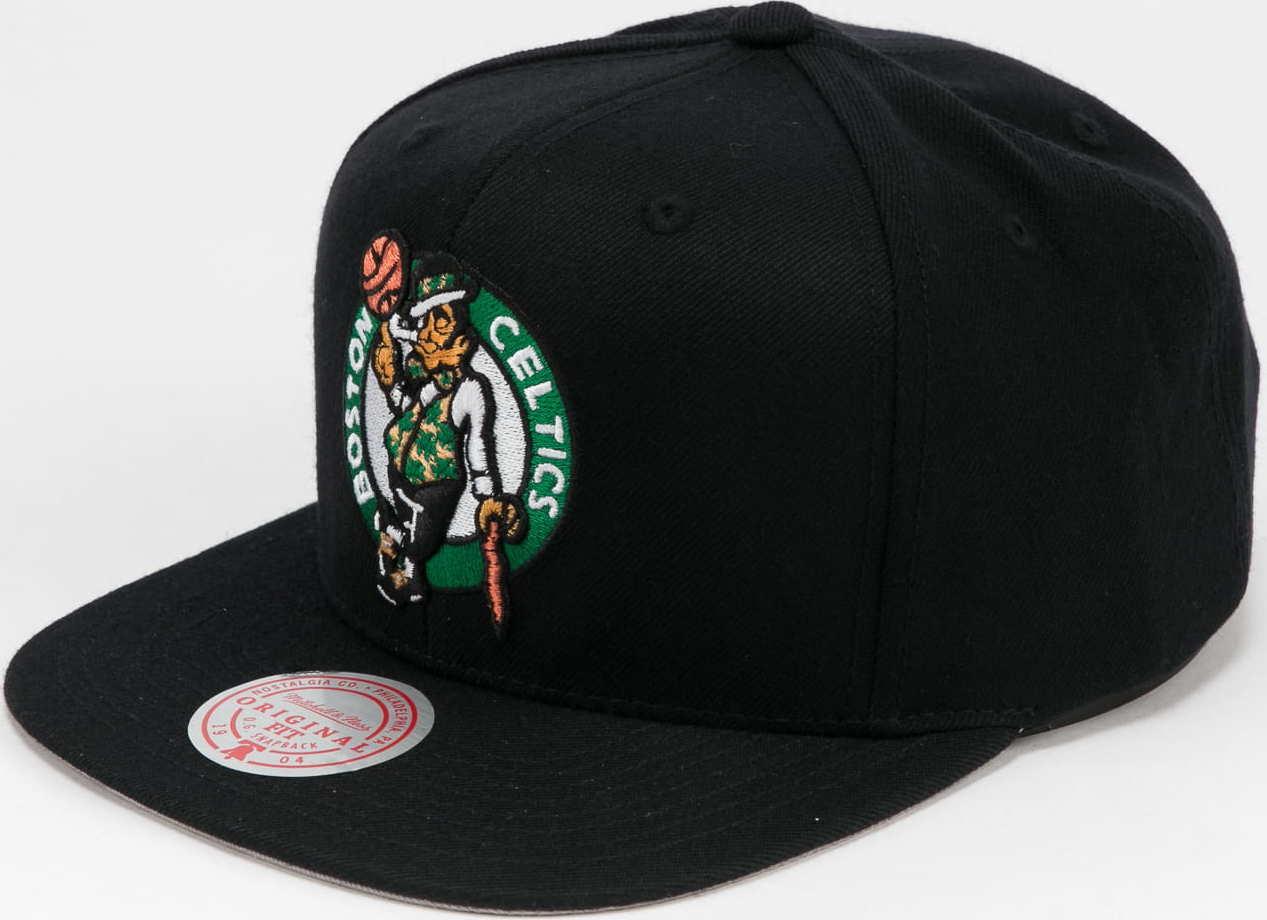 Mitchell & Ness Wool Solid Snapback Boston Celtics černá / šedá