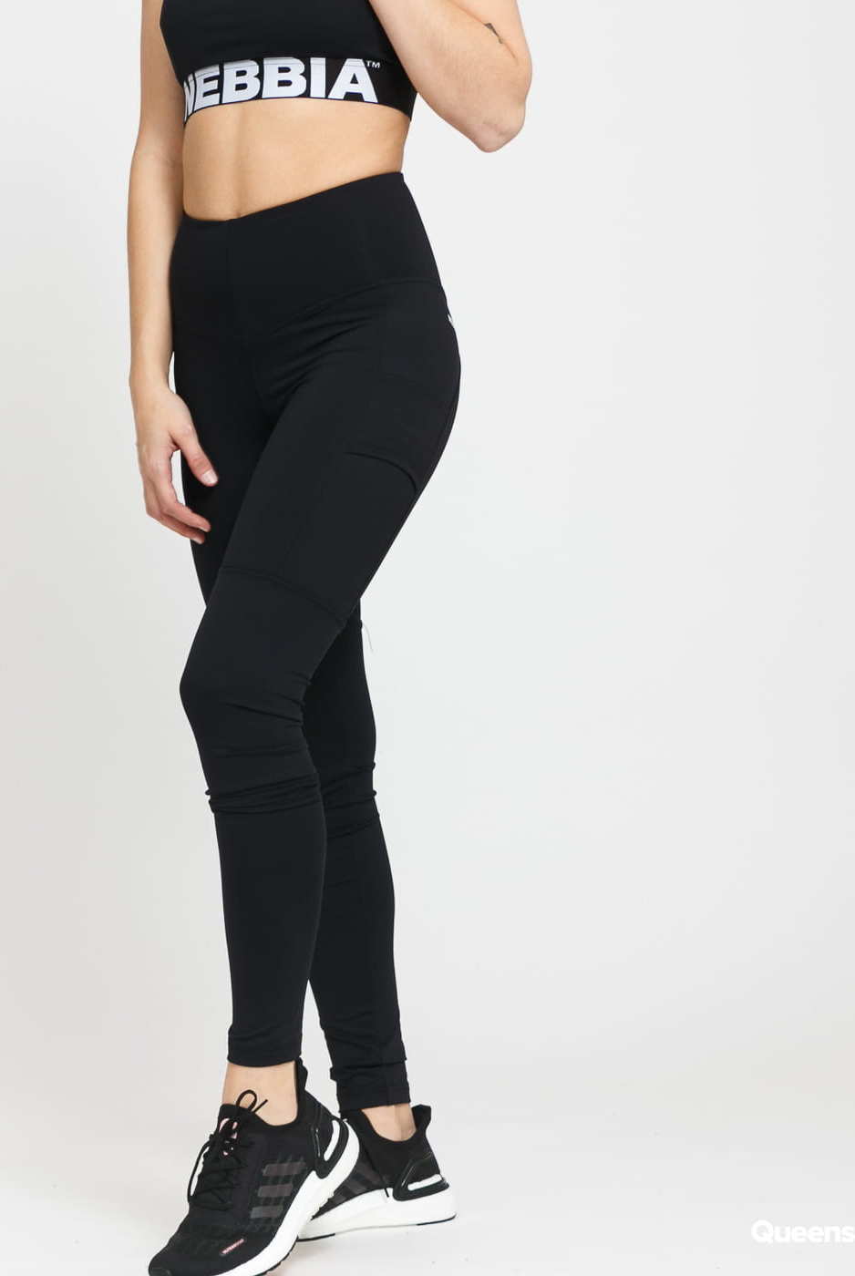Nebbia High Waist Fit&Smart Leggings černé L