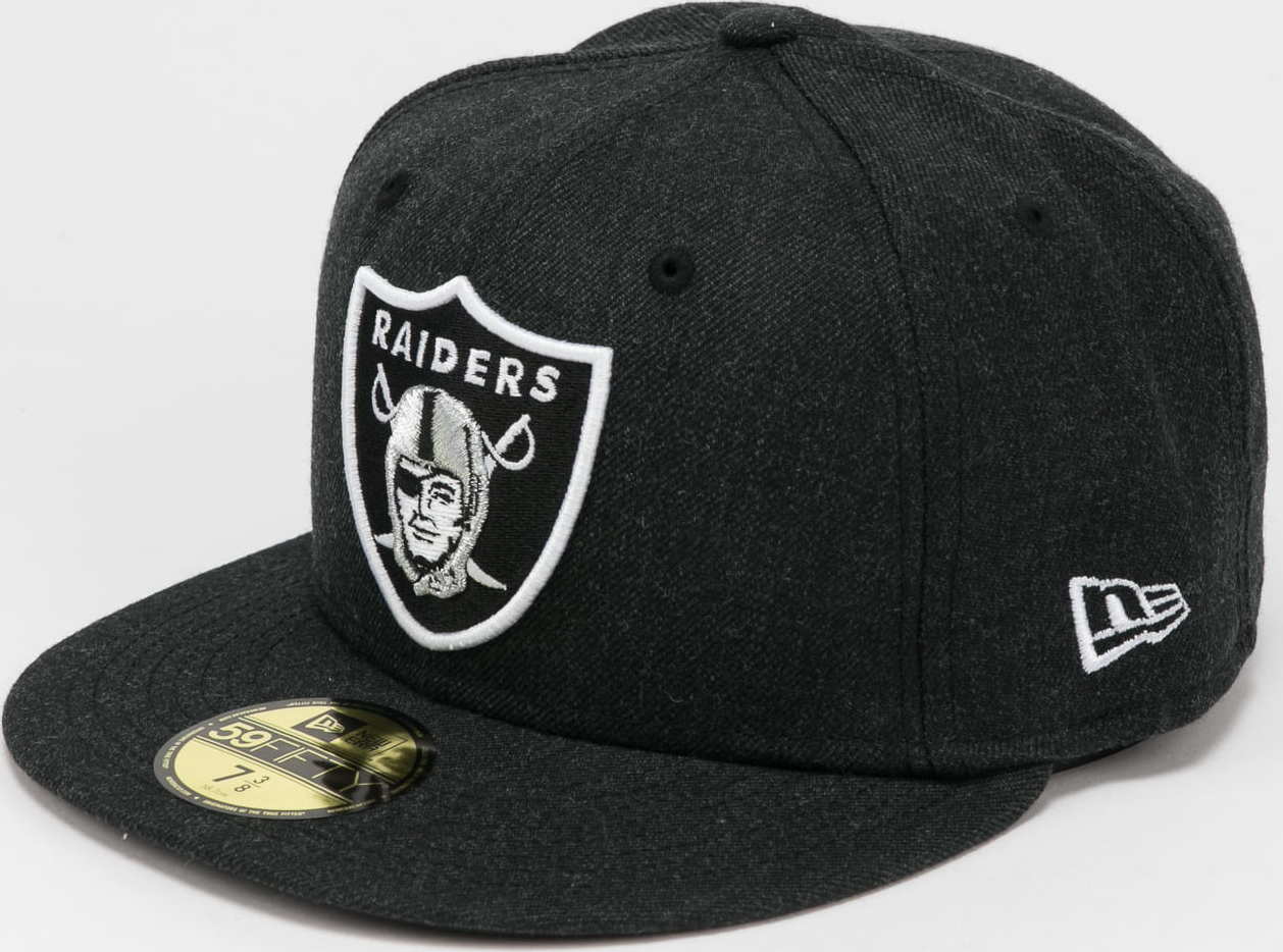New Era 5950 NFL Heather Raiders melange černá 7 3/8 (58.7 cm)