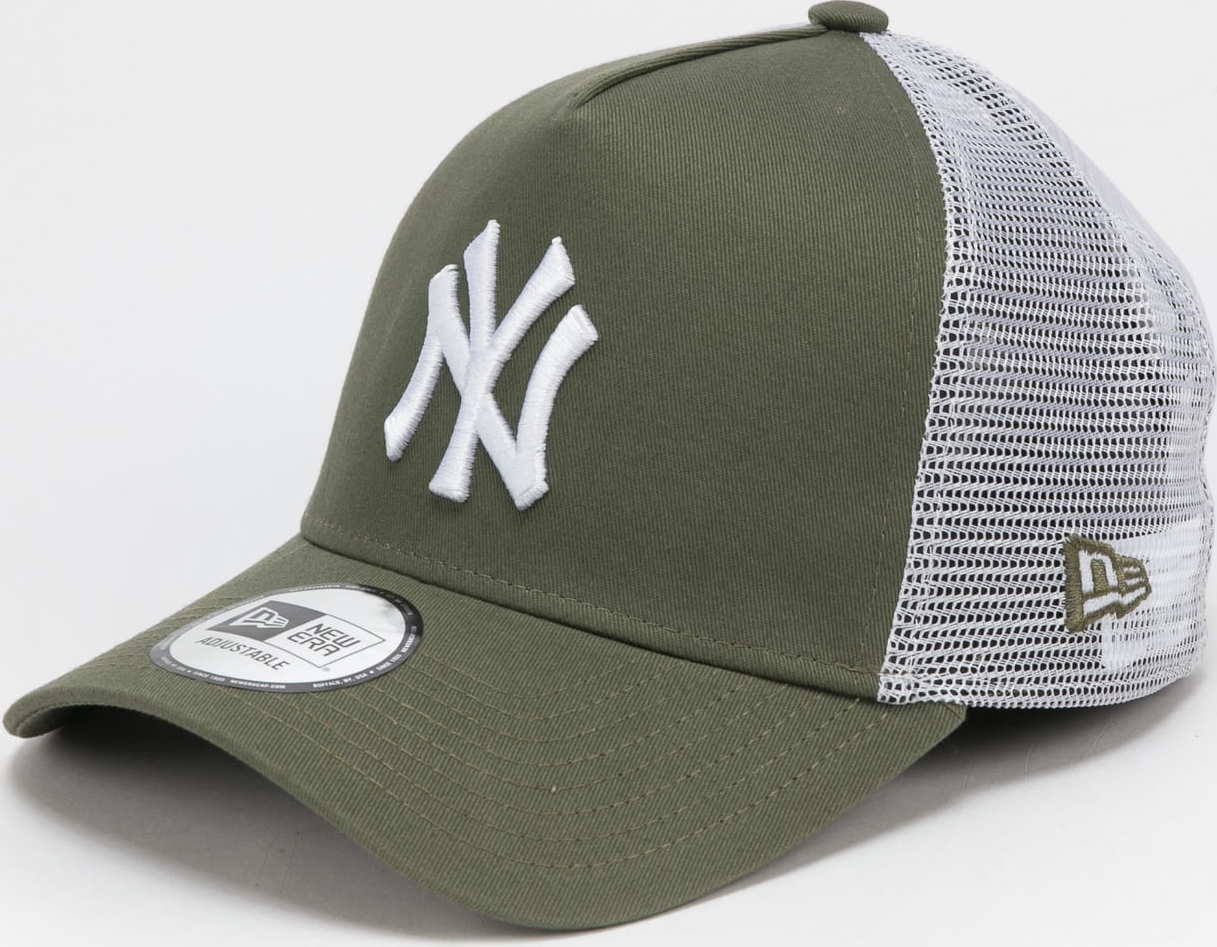 New Era 940 Af Trucker MLB League NY olivová / bílá