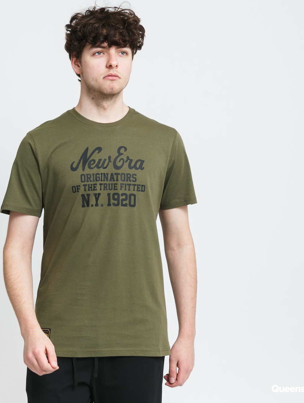 New Era Established Heritage Tee olivové L