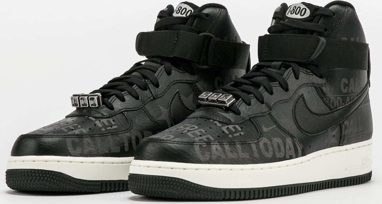 Nike Air Force 1 High '07 Premium black / black - sail - vast grey EUR 40.5