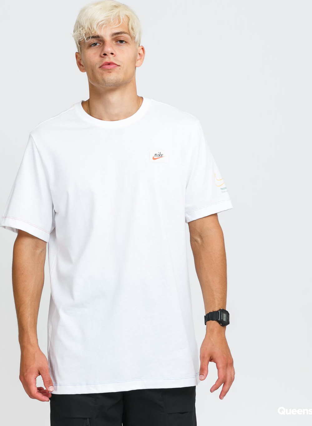 Nike M NSW Tee Swoosh 50 LBR bílé XL
