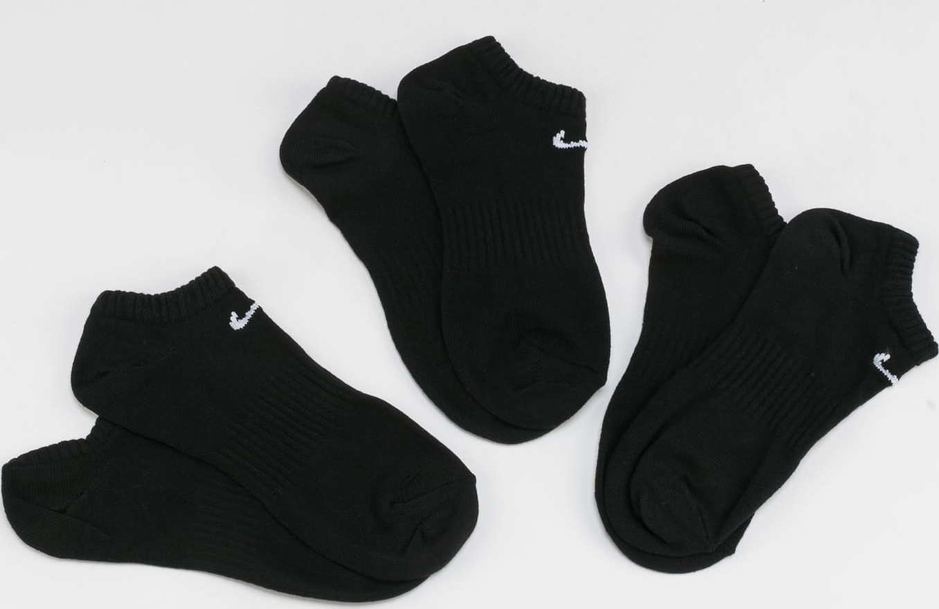 Nike U NK Everyday LTWT NS 3 Pack černé S