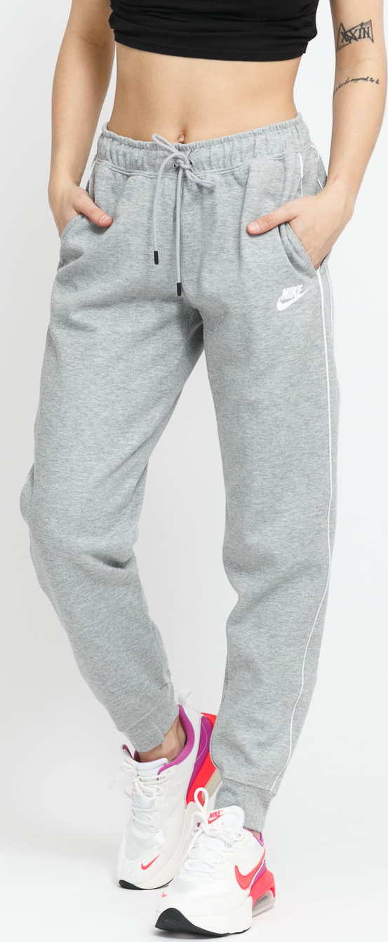Nike W NSW Millennium Essential Fleece Jogger Pant melange šedé XL