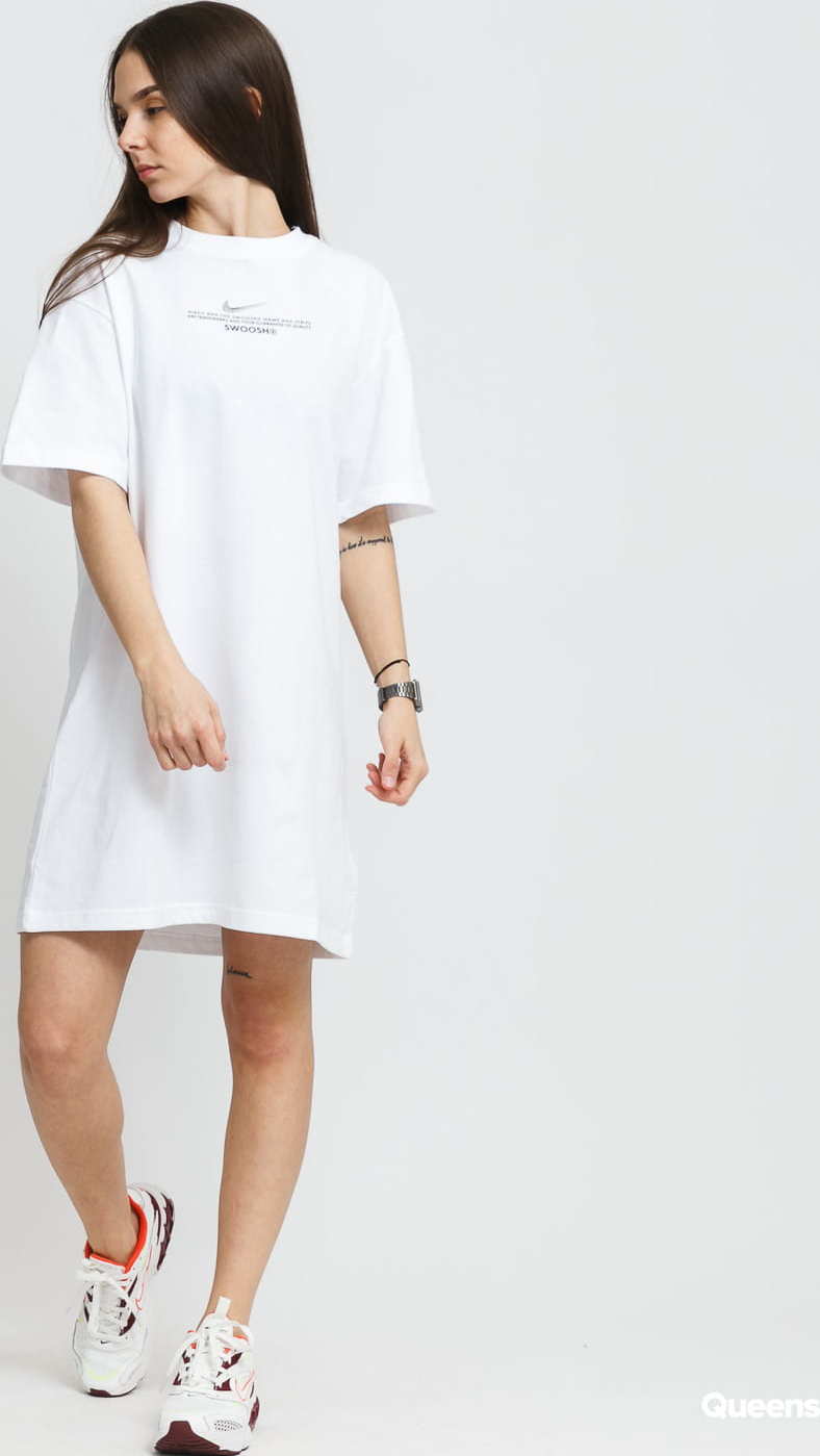 Nike W NSW Swoosh Dress bílé L
